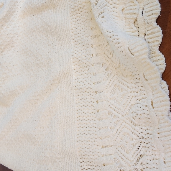 NWT ANTHROPOLOGIE white sweater skirt - Picture 6 of 12